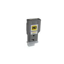 Cartouche d’encre rechargée 8792B001, PFI207Y, 300ml pour imprimantes Canon (BULK)