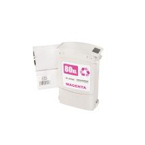 Cartouche d’encre reconditionnée C4847A, no.80, 350ml pour imprimantes HP (BULK)
